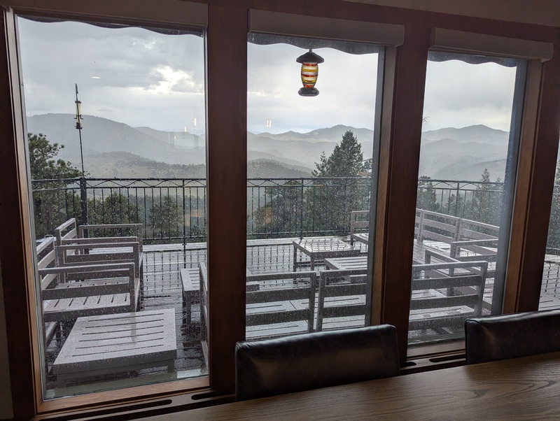 The view from the Golden house